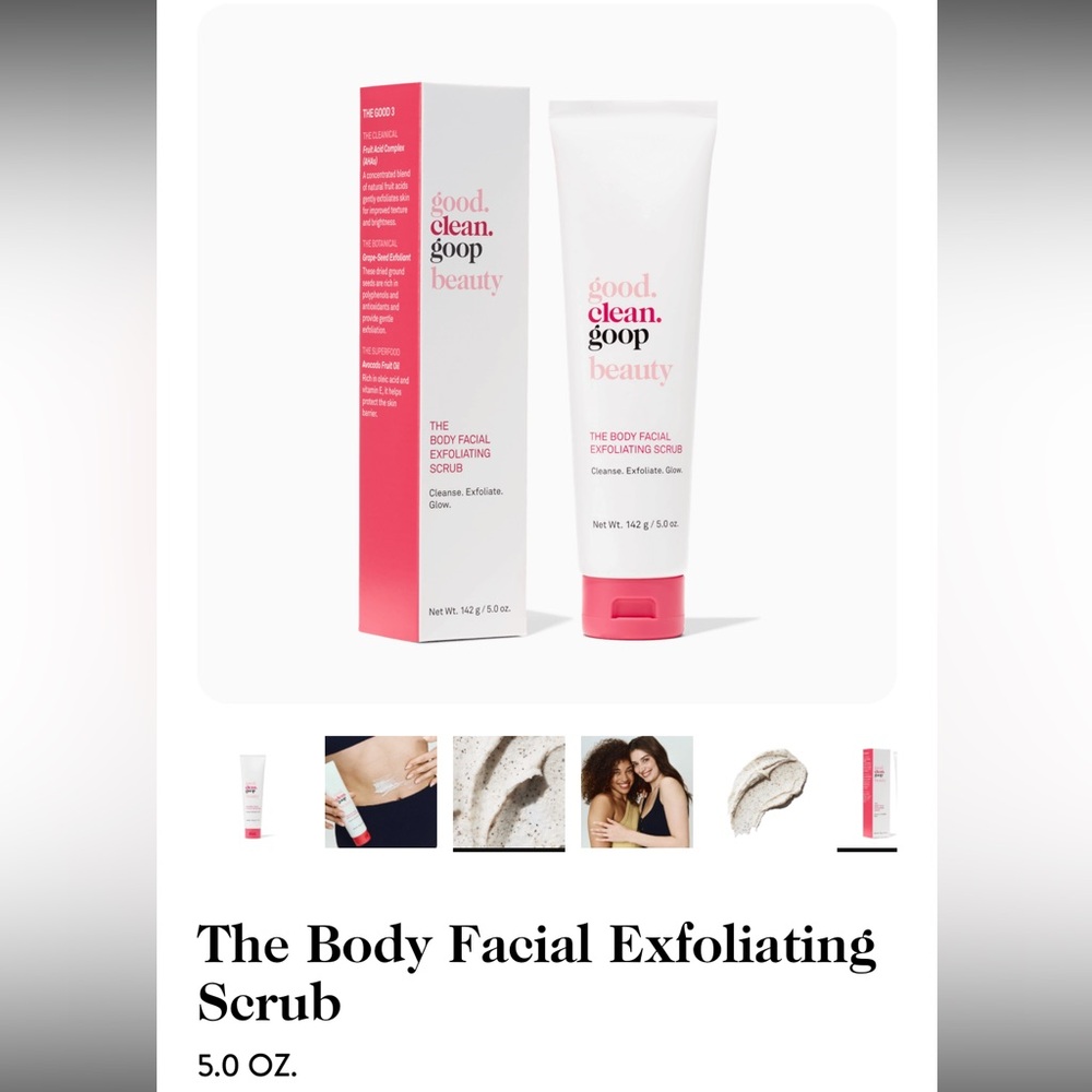 Good Clean Goop Exfoliating Scrub